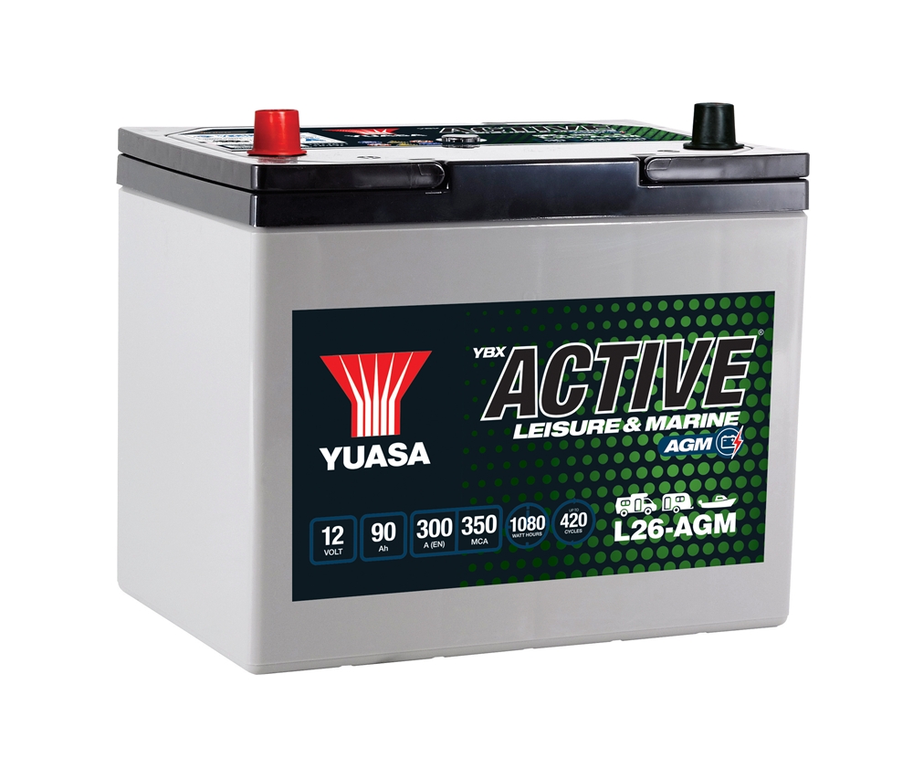 Yuasa L26-AGM Batterie 12V 90 AH