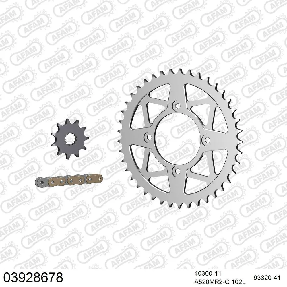 03928678 AFAM Kettensatz Aluminium 520 MR2-G 11x41 - Beta Rev 3 270 2006-08 - 03928678