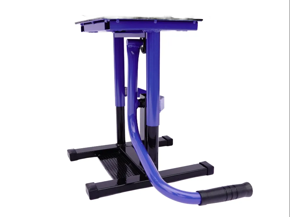 TMP Motocross & Enduro Hubständer / MX Montageständer - schwarz-blau