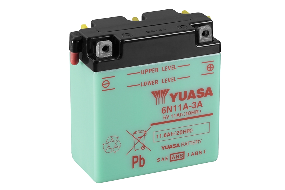 Yuasa 6N11A-3A Batterie 6V 11.6 AH (DC) ohne Säure
