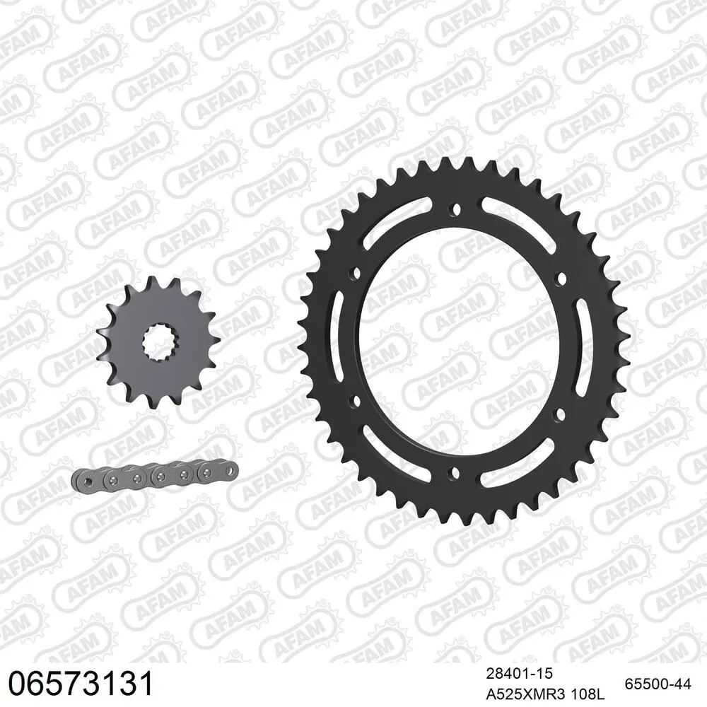 AFAM Kettensatz Stahl 525 XMR3 15x44 - Hyosung GT 650 Comet Naked 2004-08 - 06573131