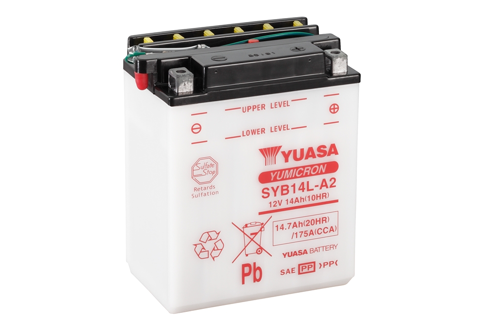 Yuasa SYB14L-A2 Batterie YuMicron® 12V 14 AH (DC) ohne Säure