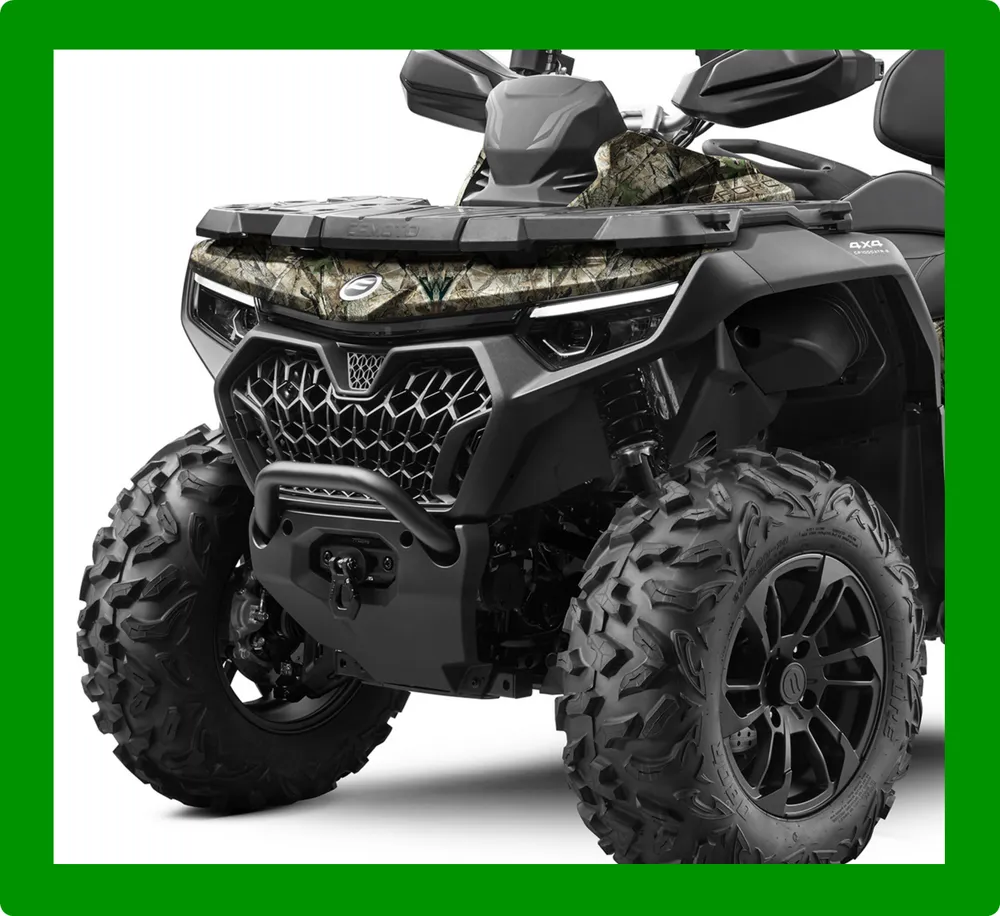 TMP Kennzeichenhalter vorne / Nummernschildhalterung klappbar - CF Moto CForce 850 1000 2024-25