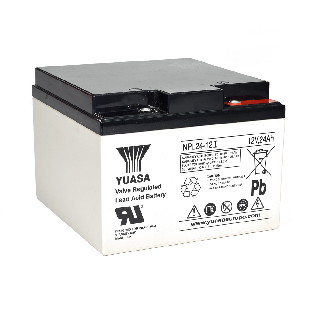 Yuasa NPL24-12I AGM VRLA Industriebatterie 12V - 24 Ah Yuasa NPL24-12I AGM VRLA Industriebatterie 12V - 24 Ah