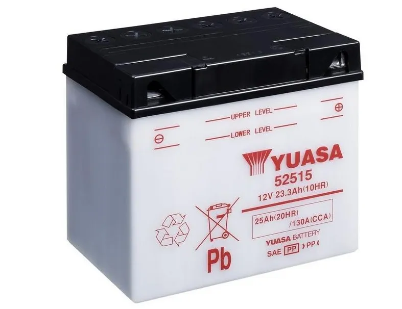 Yuasa 52515-BS Batterie YuMicron® 12V 25 AH (CP) mit Säurepack