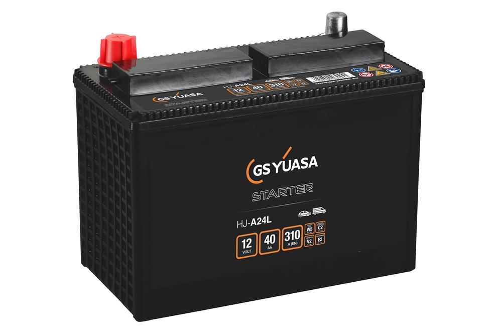 Yuasa HJ-A24L Batterie 12V 40 AH Yuasa HJ-A24L Batterie 12V 40 AH
