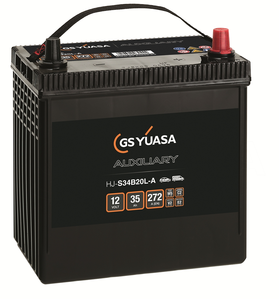 Yuasa HJ-S34B20L-A Batterie 12V 35 AH