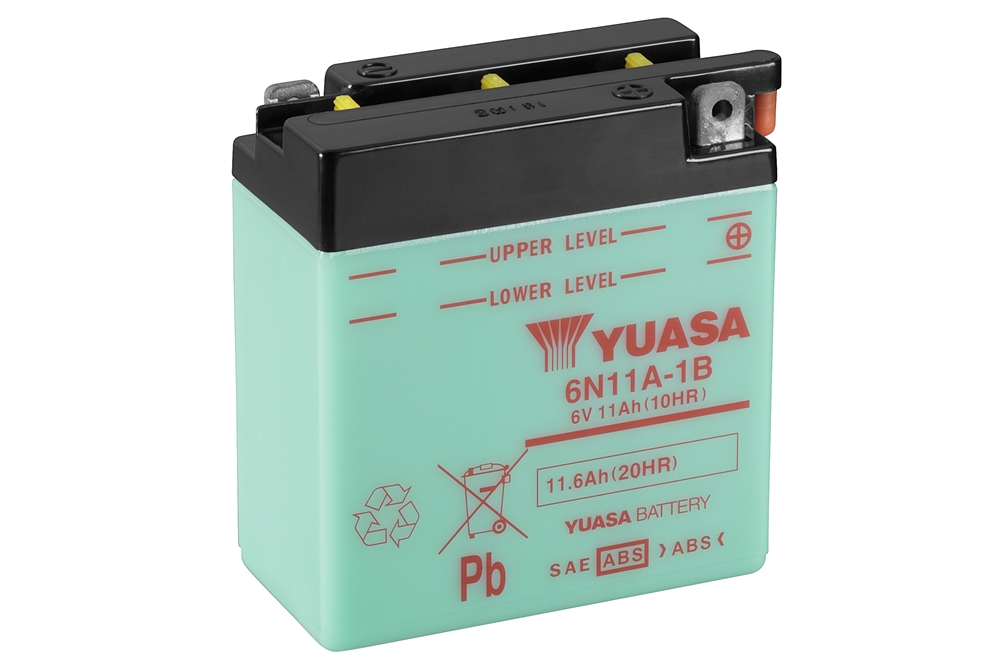 Yuasa 6N11A-1B Batterie 6V 11 AH (DC) ohne Säure Yuasa 6N11A-1B Batterie 6V 11 AH (DC) ohne Säure