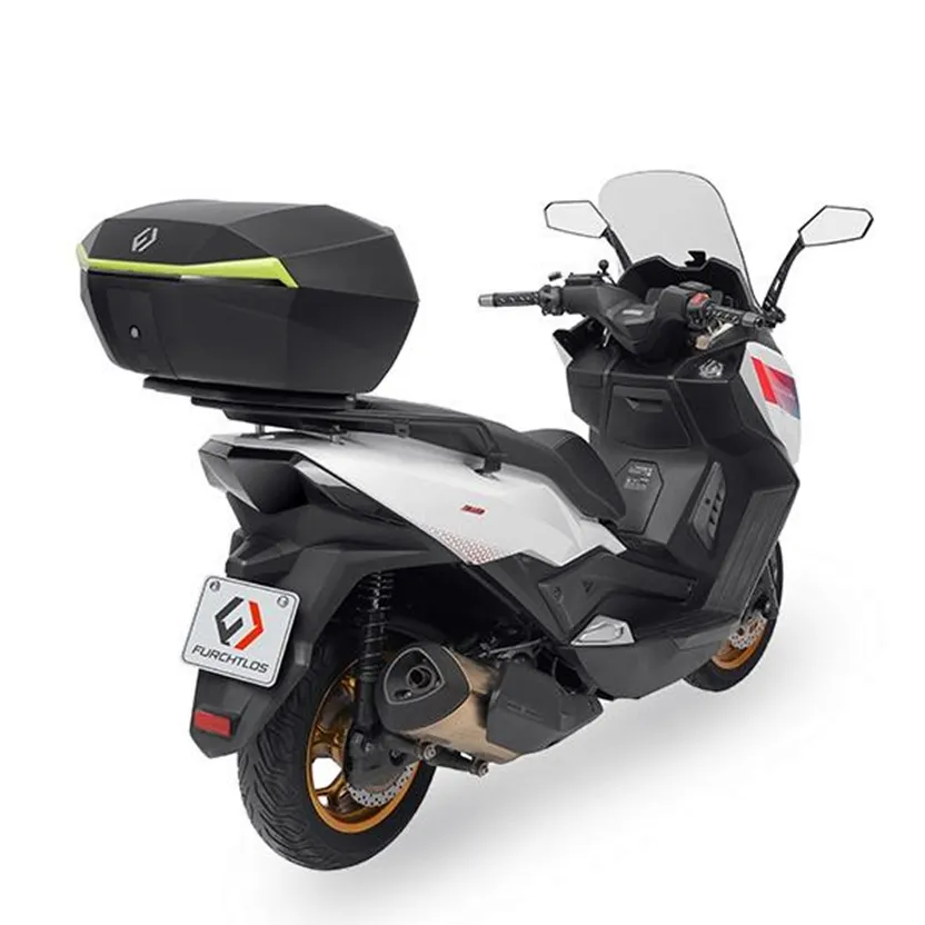 Furchtlos SHIELD L Basic Topcase - 48 Liter - schwarz/gelb