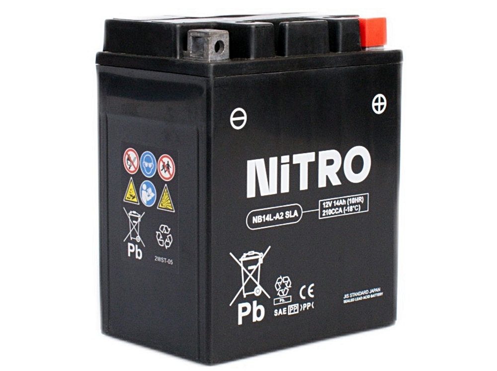 Nitro NB14L-A2 SLA AGM Gel Batterie 12V 14 Ah ab Werk gefüllt Nitro NB14L-A2 SLA AGM Gel Batterie 12V 14 Ah ab Werk gefüllt