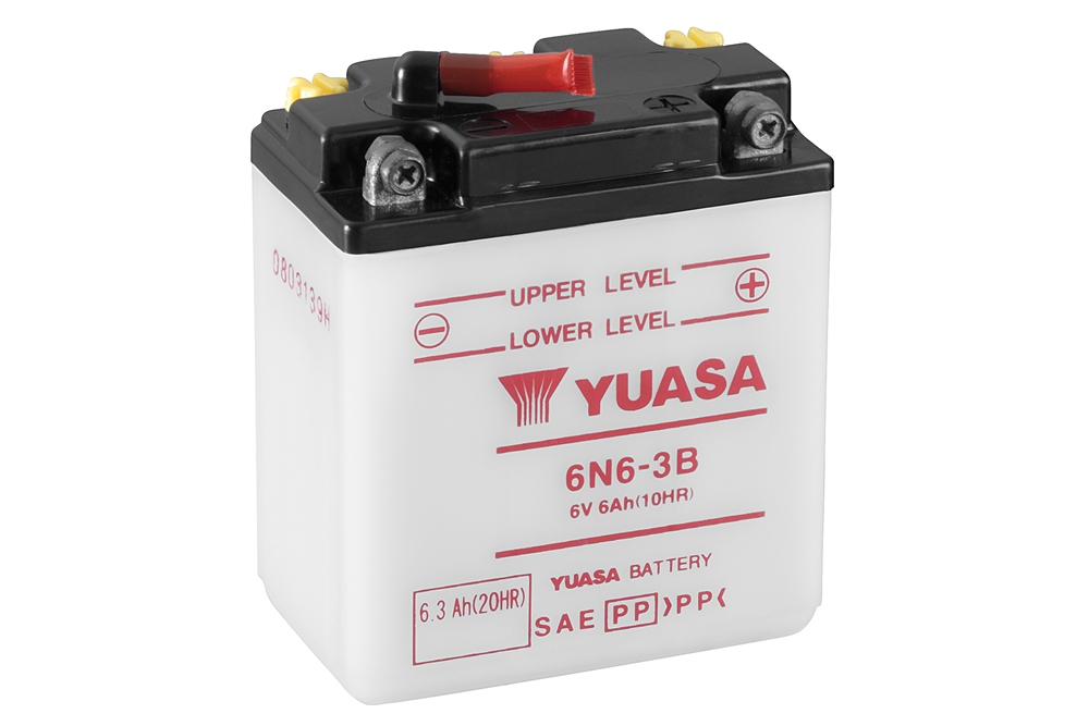 Yuasa 6N6-3B Batterie 6V 6 AH (DC) ohne Säure Yuasa 6N6-3B Batterie 6V 6 AH (DC) ohne Säure