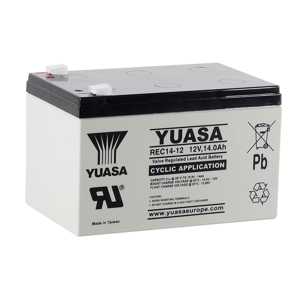 Yuasa REC14-12 AGM VRLA Industriebatterie 12V - 14 Ah Yuasa REC14-12 AGM VRLA Industriebatterie 12V - 14 Ah