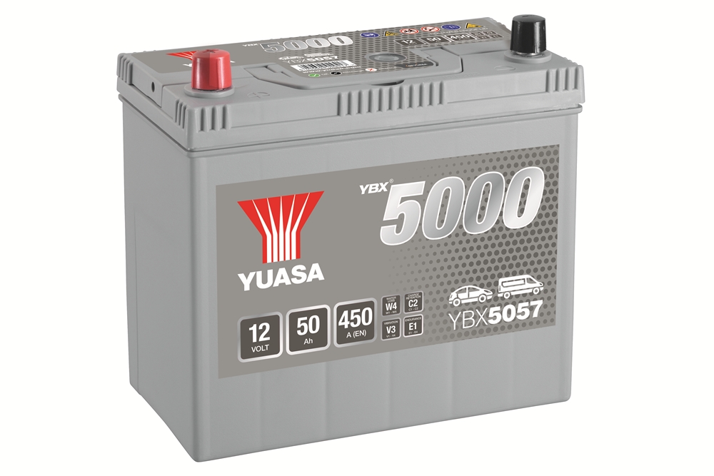 Yuasa YBX5057 SMF Batterie 12V 50 AH