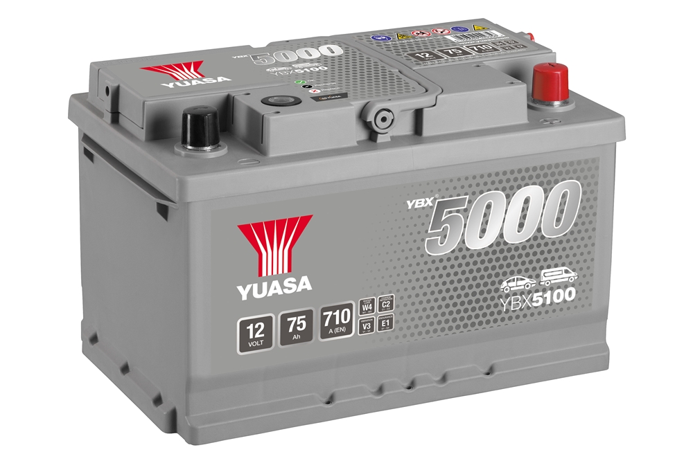 Yuasa YBX5100 SMF Batterie 12V 75 AH Yuasa YBX5100 SMF Batterie 12V 75 AH