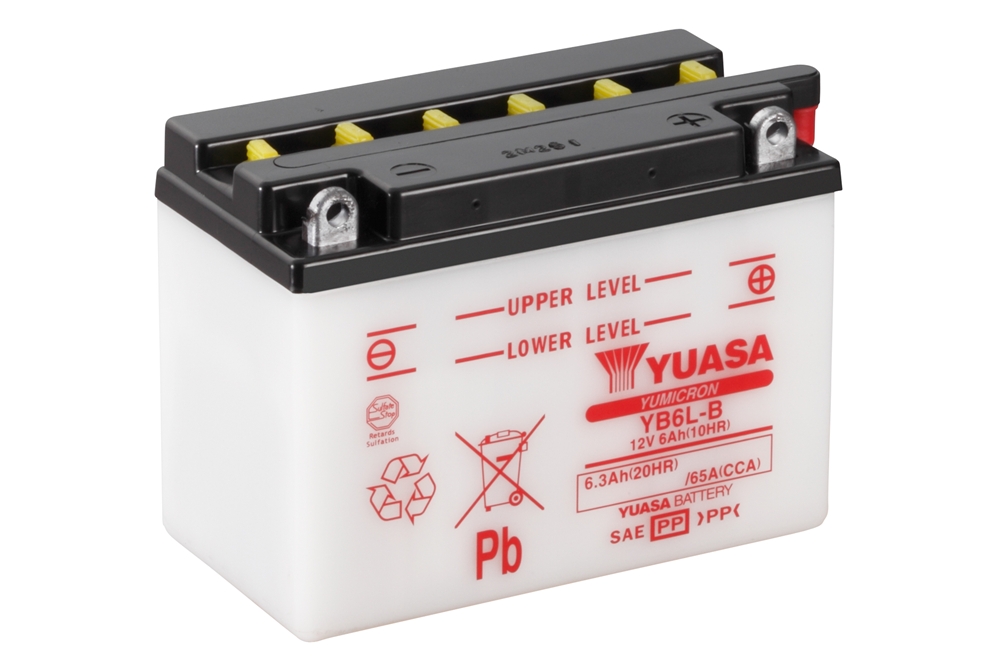 Yuasa YB6L-B Batterie YuMicron® 12V 6 AH (DC) ohne Säure