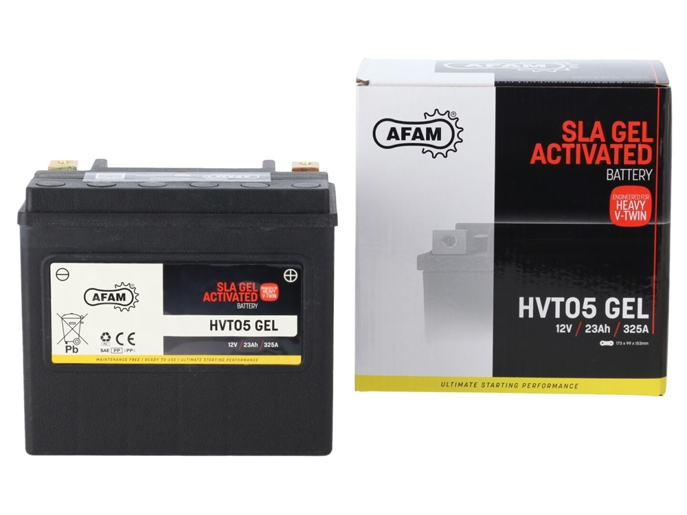 AFAM HVT 05 GEL SLA Batterie 12V 23AH 325A - Einbaufertig (YTX20H 65911 YB16B YB16-B-CX HVT05) AFAM HVT 05 GEL SLA Batterie 12V 23AH 325A - Einbaufertig (YTX20H 65911 YB16B YB16-B-CX HVT05)