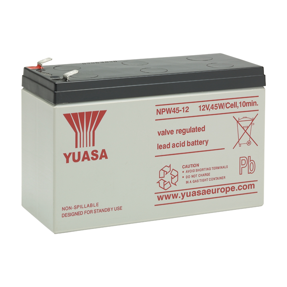 Yuasa NPW45-12 AGM VRLA Industriebatterie 12V - 7.5 Ah Yuasa NPW45-12 AGM VRLA Industriebatterie 12V - 7.5 Ah