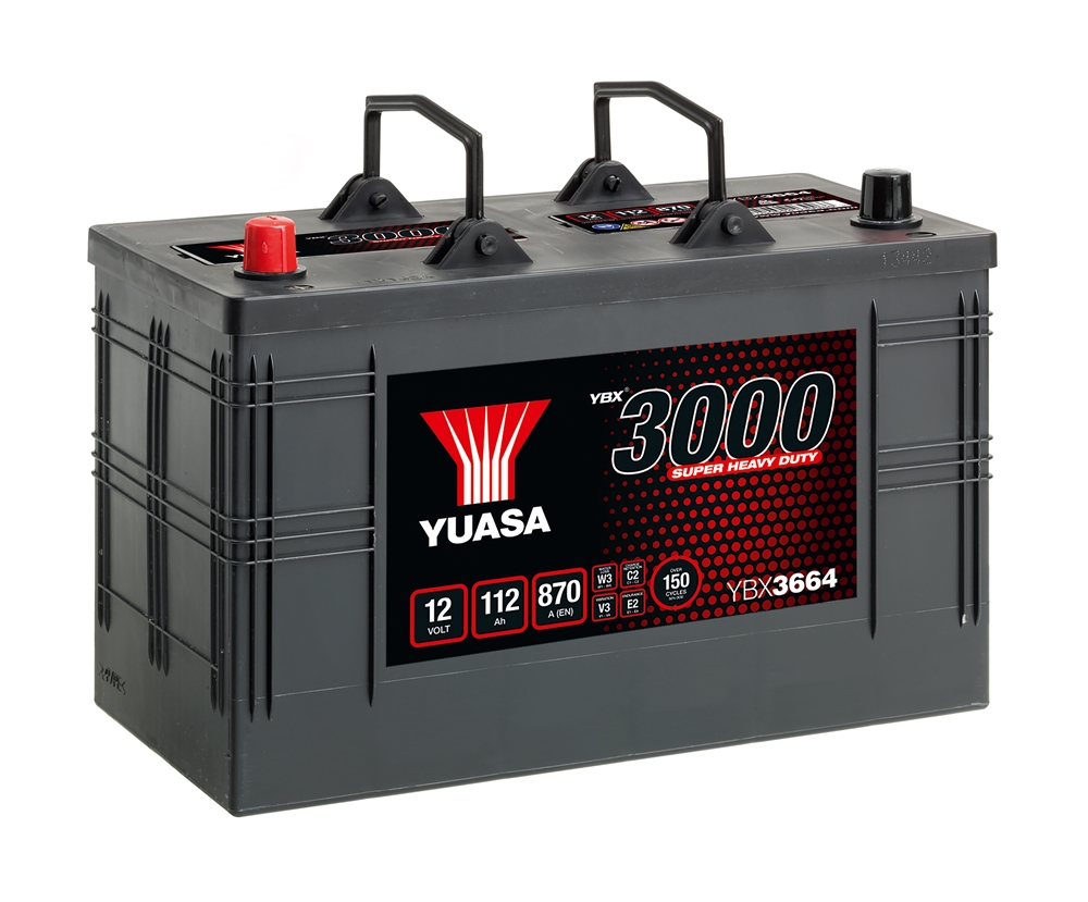 Yuasa YBX3664 SMF Batterie 12V 112 AH