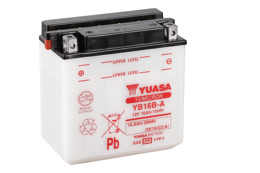 Yuasa YB16B-A Batterie YuMicron® 12V 16 AH (DC) ohne Säure Yuasa YB16B-A Batterie YuMicron® 12V 16 AH (DC) ohne Säure