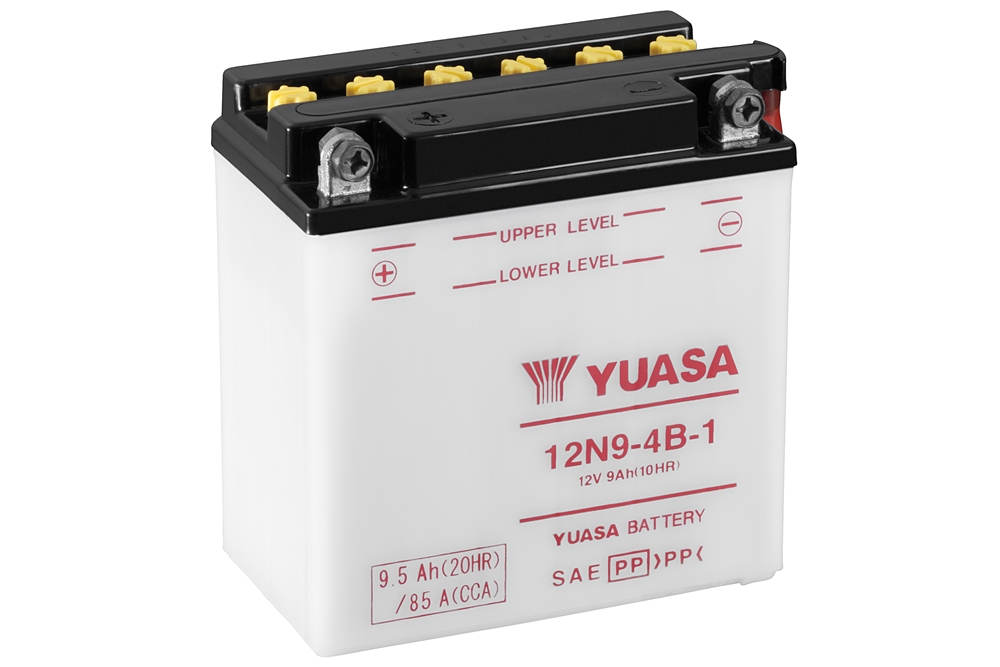 Yuasa 12N9-4B-1 Batterie 12V 9 AH (DC) ohne Säure Yuasa 12N9-4B-1 Batterie 12V 9 AH (DC) ohne Säure
