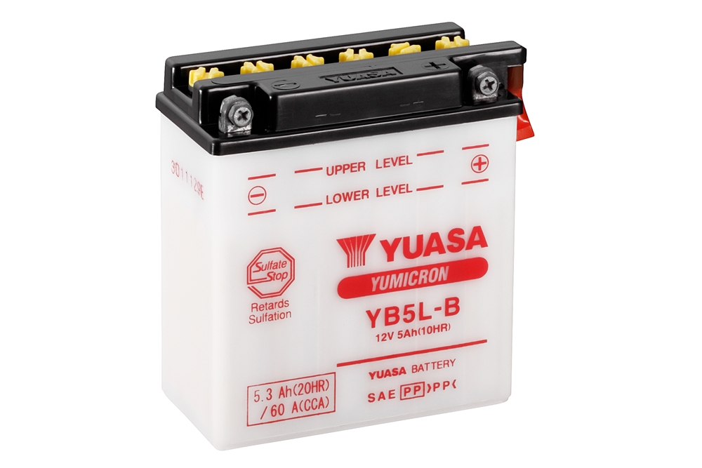 Yuasa YB5L-B Batterie YuMicron® 12V 5 AH (DC) ohne Säure