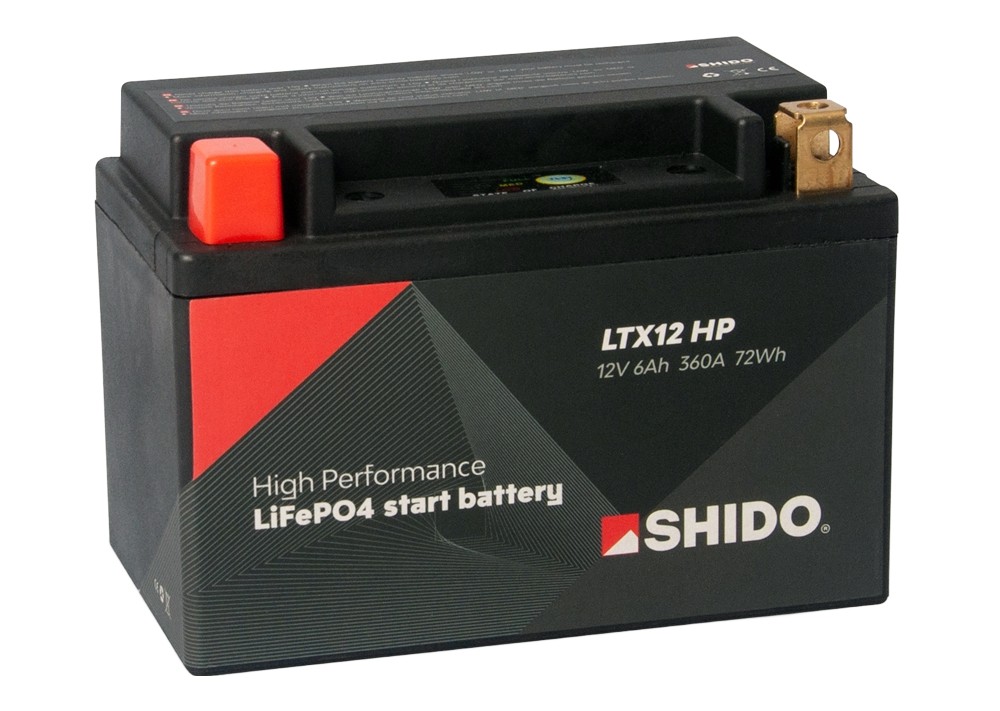 Shido LTX12 HP Lithium Ion Batterie 12V 72 Wh Shido LTX12 HP Lithium Ion Batterie 12V 72 Wh
