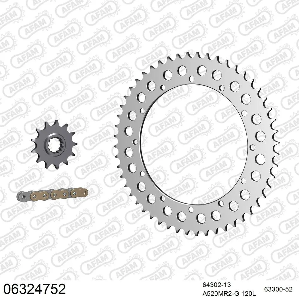 AFAM Kettensatz Aluminium 520 MR2-G 13x52 - Husqvarna XC 240 1985 - 06324752