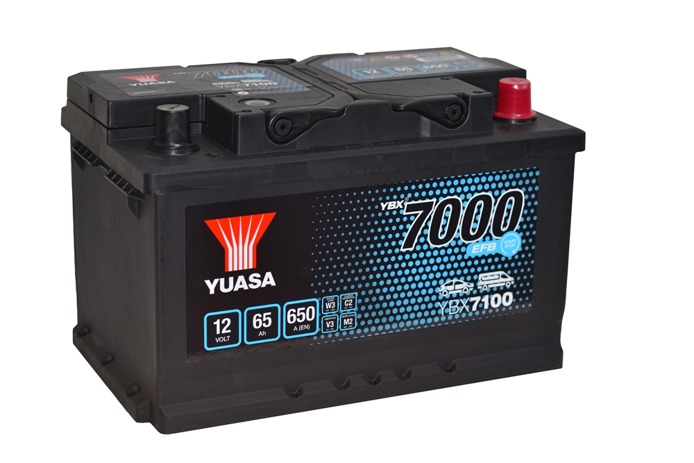 Yuasa YBX7100 EFB Batterie 12V 65 AH Yuasa YBX7100 EFB Batterie 12V 65 AH