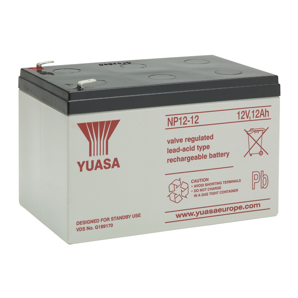 Yuasa NP12-12 AGM VRLA Industriebatterie 12V - 12 Ah Yuasa NP12-12 AGM VRLA Industriebatterie 12V - 12 Ah