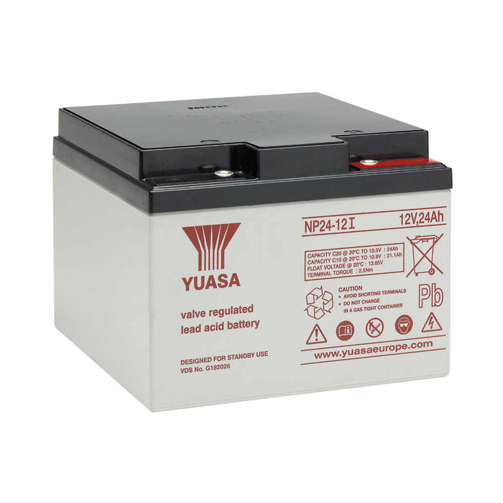 Yuasa NP24-12I AGM VRLA Industriebatterie 12V - 24 Ah Yuasa NP24-12I AGM VRLA Industriebatterie 12V - 24 Ah