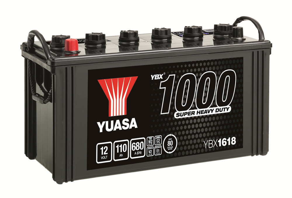 Yuasa YBX1618 SMF Batterie 12V 110 AH Yuasa YBX1618 SMF Batterie 12V 110 AH