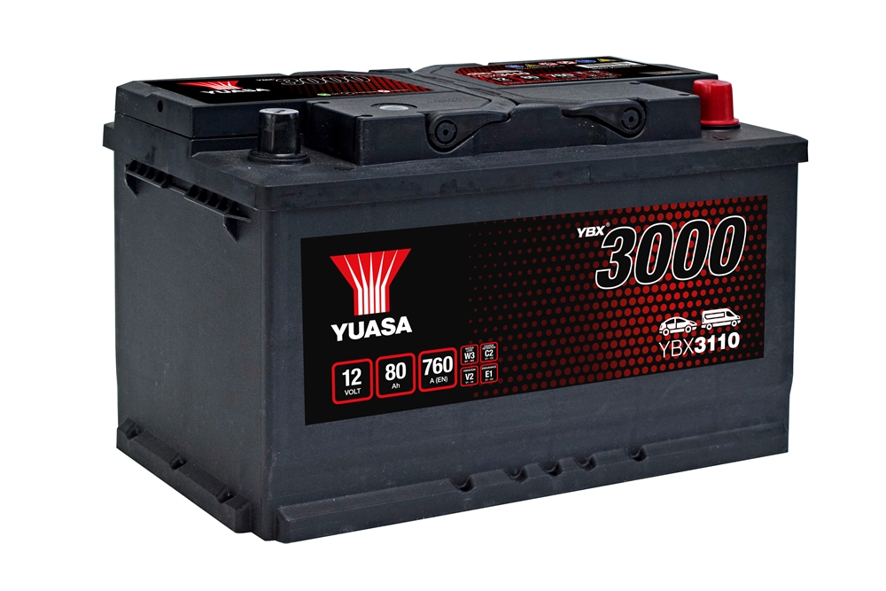 Yuasa YBX3110 SMF Batterie 12V 80 AH