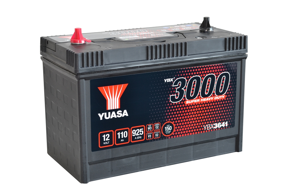 Yuasa YBX3641 SMF Batterie 12V 110 AH Yuasa YBX3641 SMF Batterie 12V 110 AH