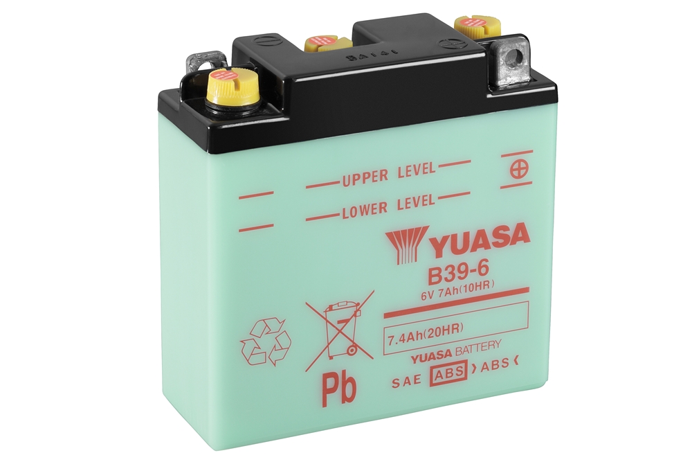 Yuasa B39-6 Batterie 6V 7 AH (DC) ohne Säure Yuasa B39-6 Batterie 6V 7 AH (DC) ohne Säure