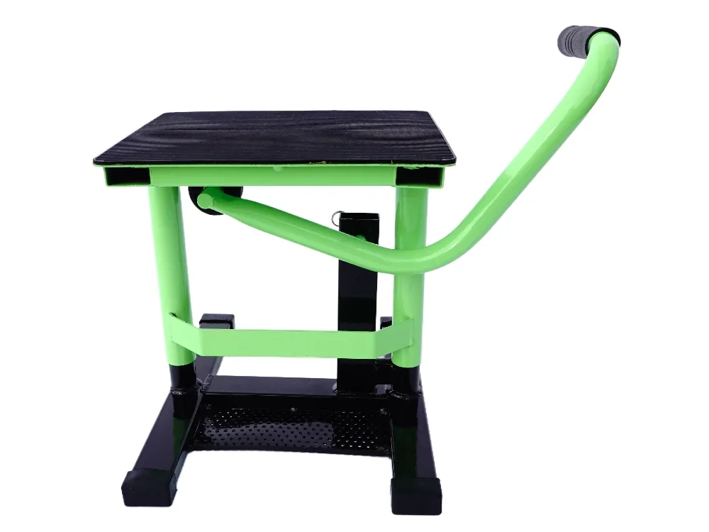 TMP Motocross & Enduro Hubständer / MX Montageständer - schwarz-grün