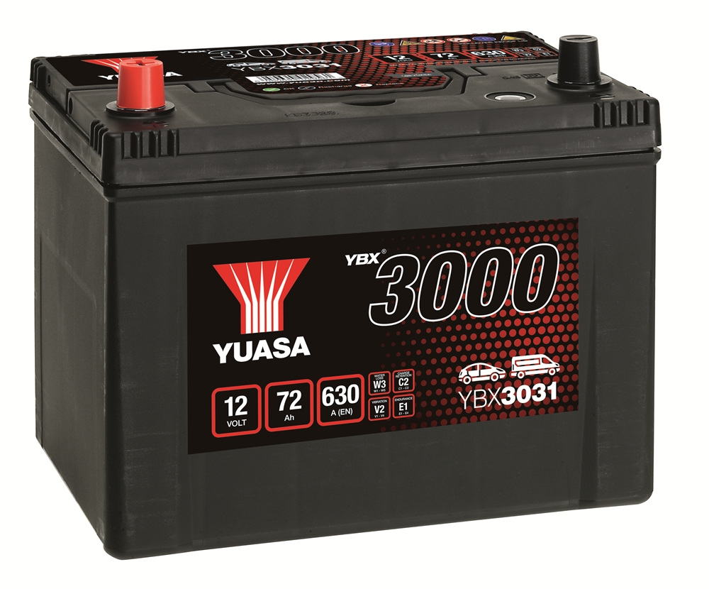 Yuasa YBX3031 SMF Batterie 12V 72 AH Yuasa YBX3031 SMF Batterie 12V 72 AH