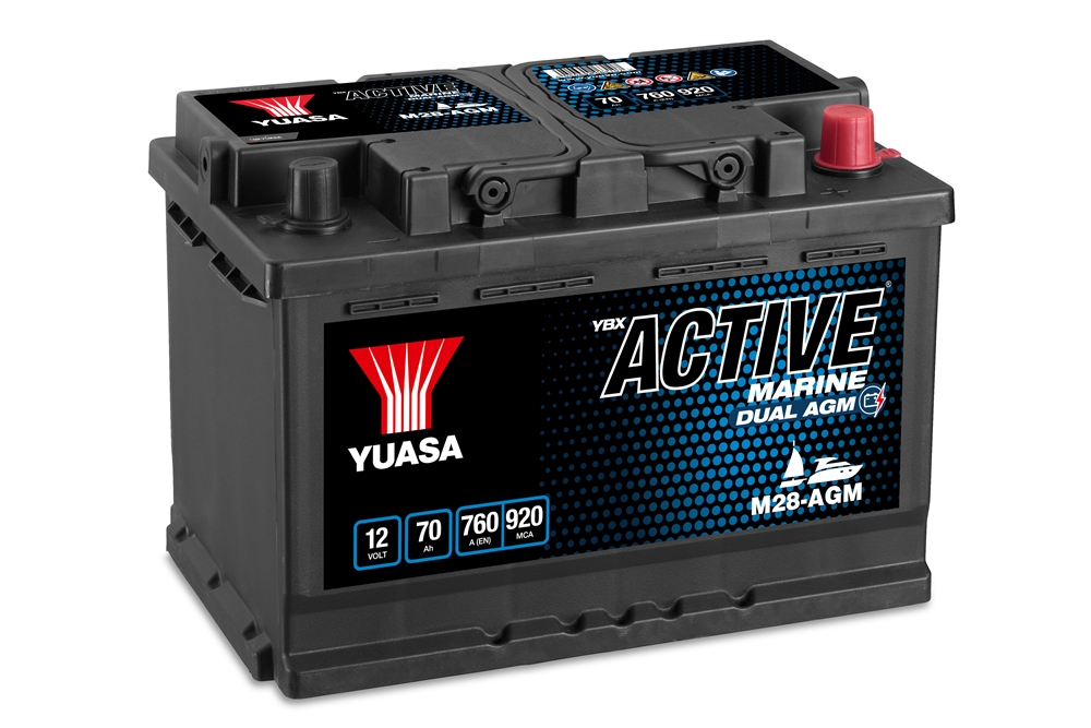 Yuasa M28-AGM Batterie 12V 70 AH Yuasa M28-AGM Batterie 12V 70 AH