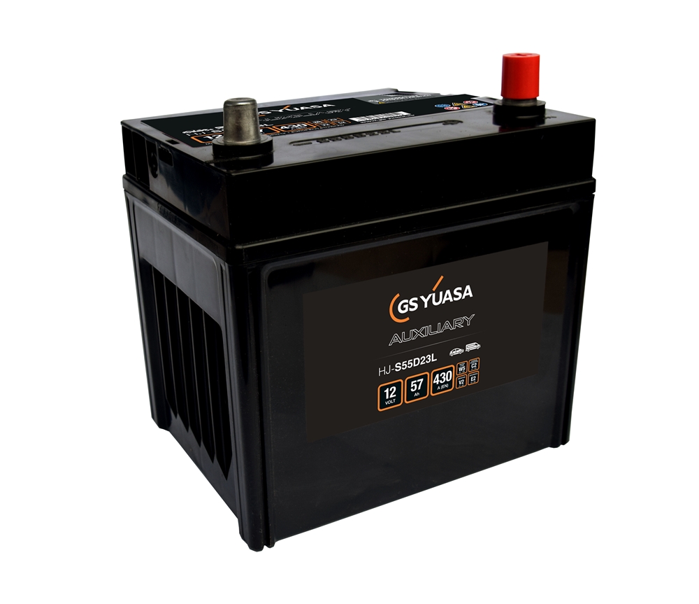 Yuasa HJ-S55D23L Batterie 12V 57 AH Yuasa HJ-S55D23L Batterie 12V 57 AH