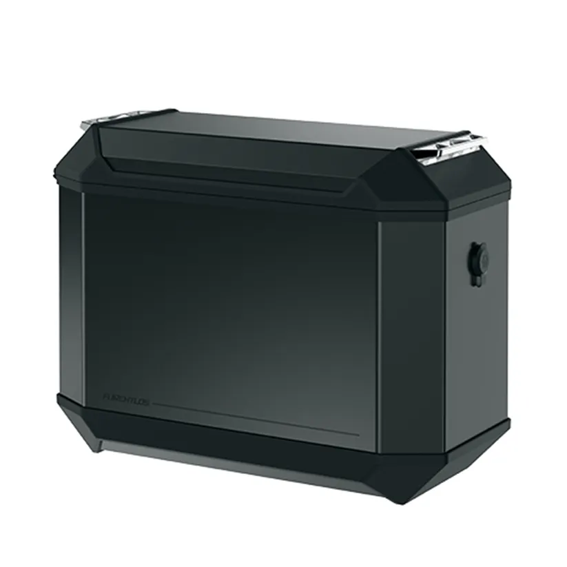 Furchtlos RANGER Alu Seitenkoffer links - 36 Liter - anthrazit-schwarz