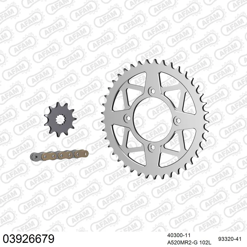 03926679 AFAM Kettensatz Aluminium 520 MR2-G 11x41 - Beta Rev 3 250 2006-08 - 03926679