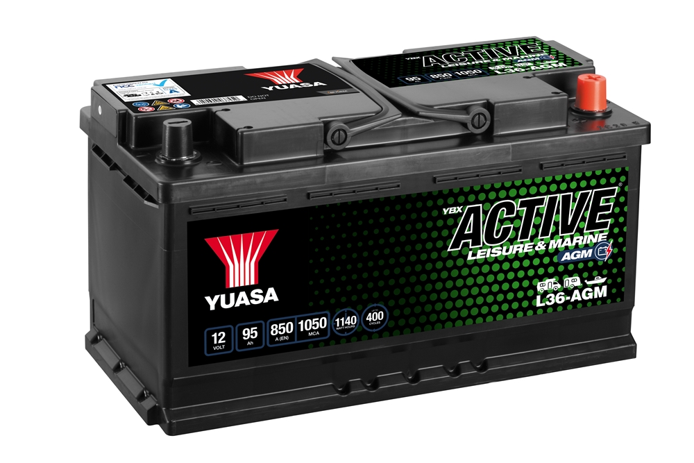 Yuasa L36-AGM Batterie 12V 95 AH Yuasa L36-AGM Batterie 12V 95 AH