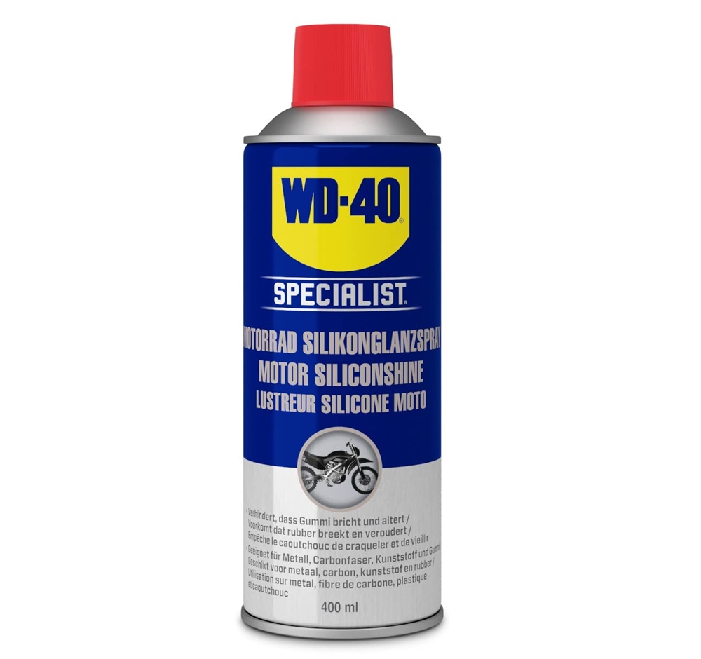 WD-40 Specialist Motorrad Silikonglanzspray - 400 ml WD-40 Specialist Motorrad Silikonglanzspray - 400 ml