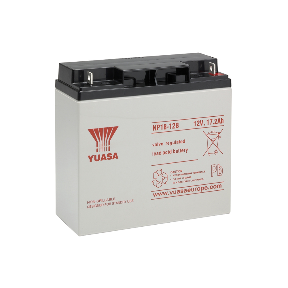 Yuasa NP18-12B AGM VRLA Industriebatterie 12V - 18 Ah Yuasa NP18-12B AGM VRLA Industriebatterie 12V - 18 Ah