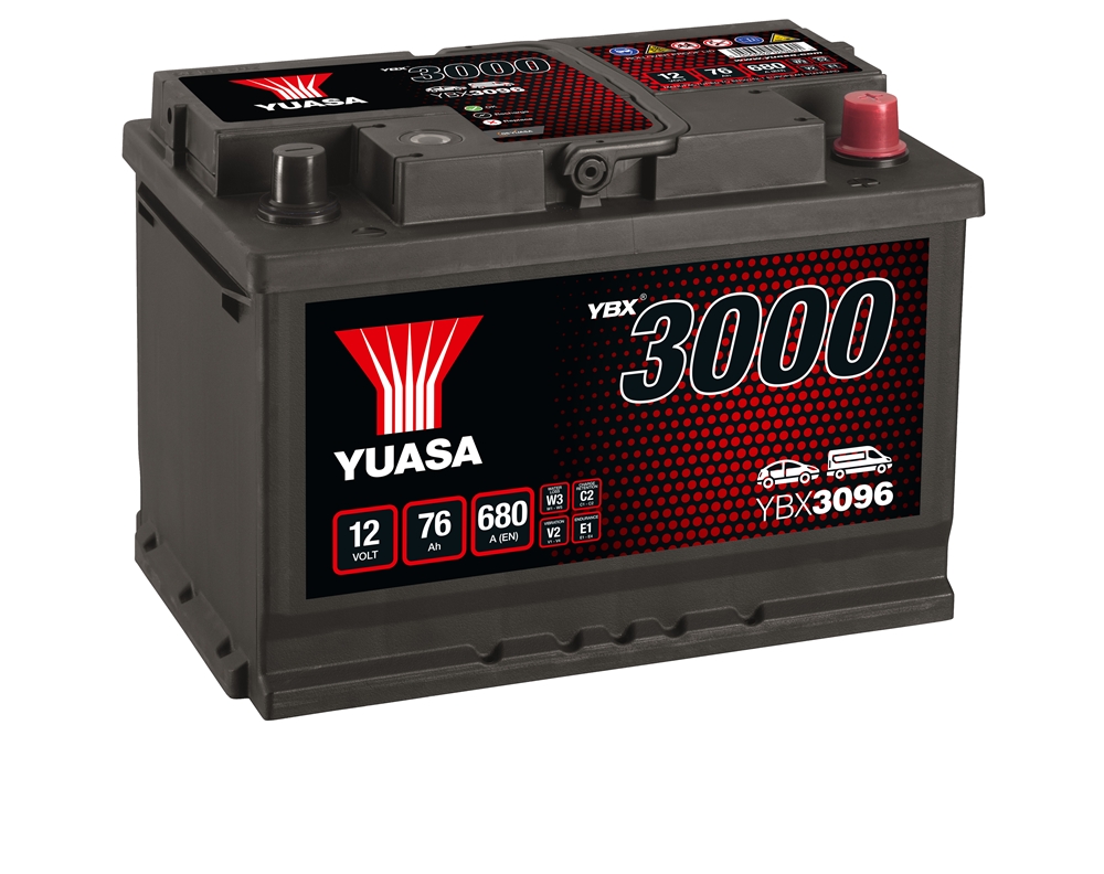 Yuasa YBX3096 SMF Batterie 12V 76 AH Yuasa YBX3096 SMF Batterie 12V 76 AH