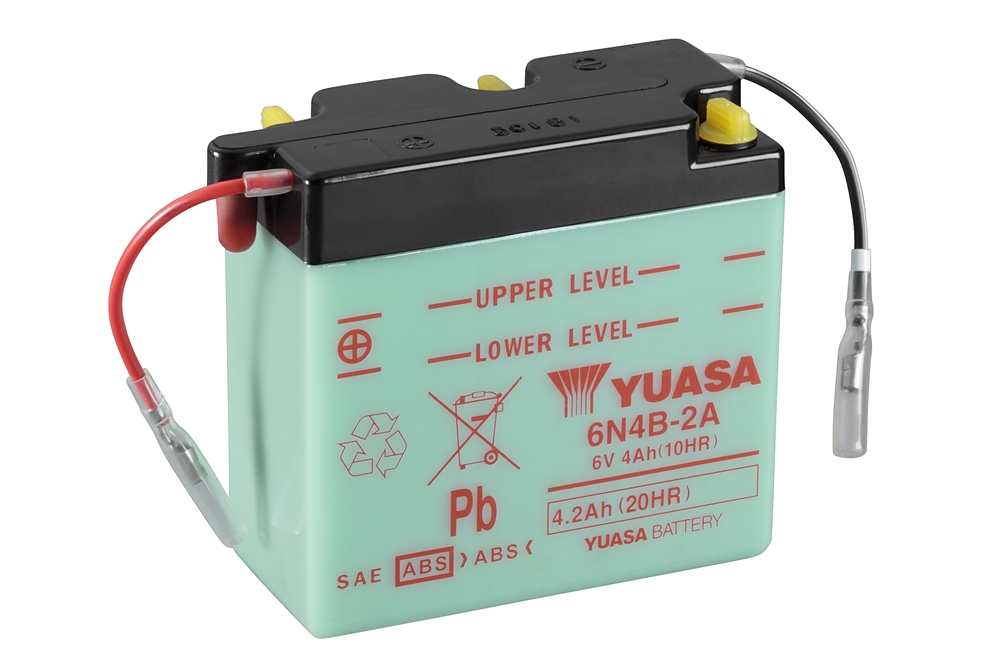 Yuasa 6N4B-2A Batterie 6V 4 AH (DC) ohne Säure