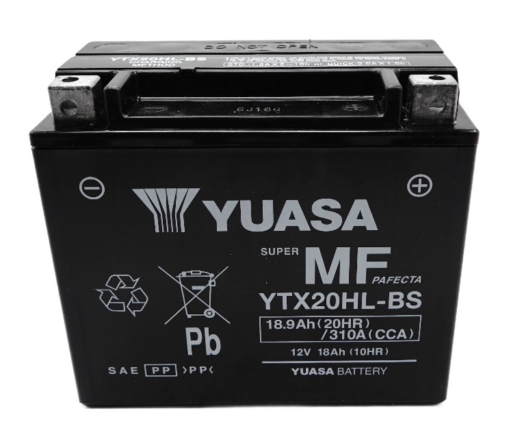 Yuasa YTX20HL-BS AGM Batterie High Performance 12V 20 AH (CP) mit Säurepack Yuasa YTX20HL-BS AGM Batterie High Performance 12V 20 AH (CP) mit Säurepack