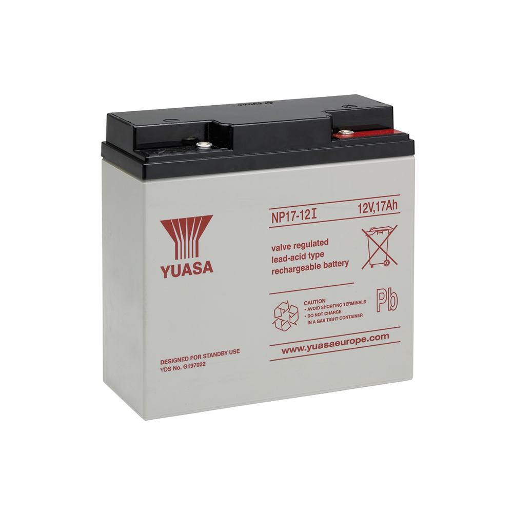 Yuasa NP17-12I AGM VRLA Industriebatterie 12V - 17 Ah Yuasa NP17-12I AGM VRLA Industriebatterie 12V - 17 Ah