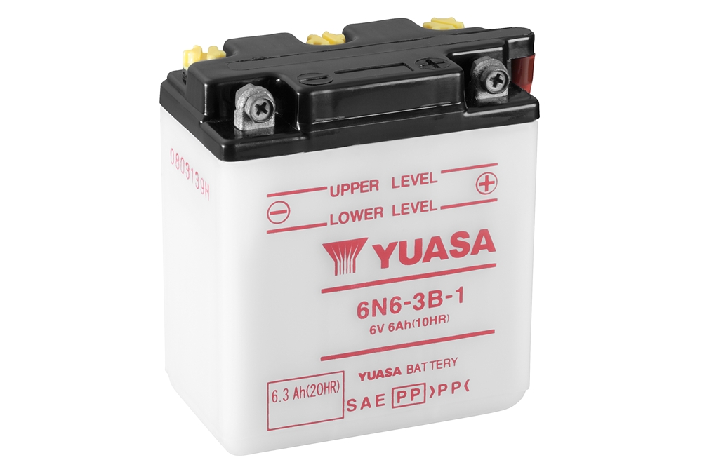 Yuasa 6N6-3B-1 Batterie 6V 6 AH (DC) ohne Säure
