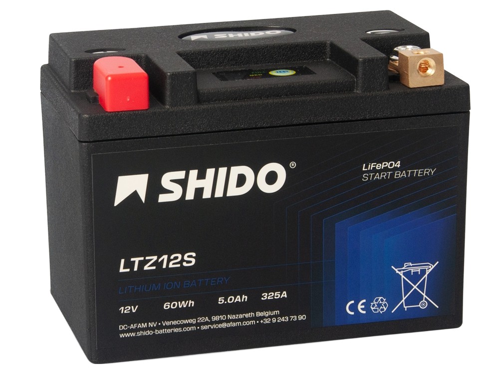 Shido LTZ12S Lithium Ion Batterie 12V 60 Wh Shido LTZ12S Lithium Ion Batterie 12V 60 Wh