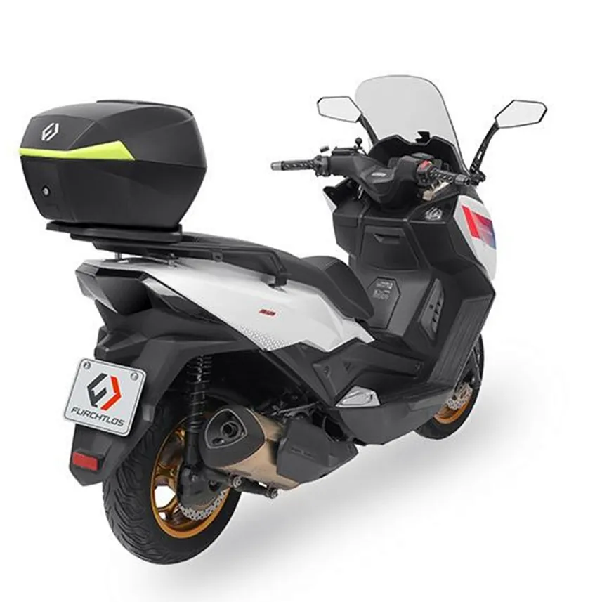 Furchtlos-SHIELD-S-Basic-Topcase-35-Liter-schwarz-gelb-inkl-Montagekit-FU02TCXX000S16EX-100004-am-Roller Furchtlos SHIELD S Basic Topcase - 35 Liter - schwarz/gelb - inkl. Montagekit